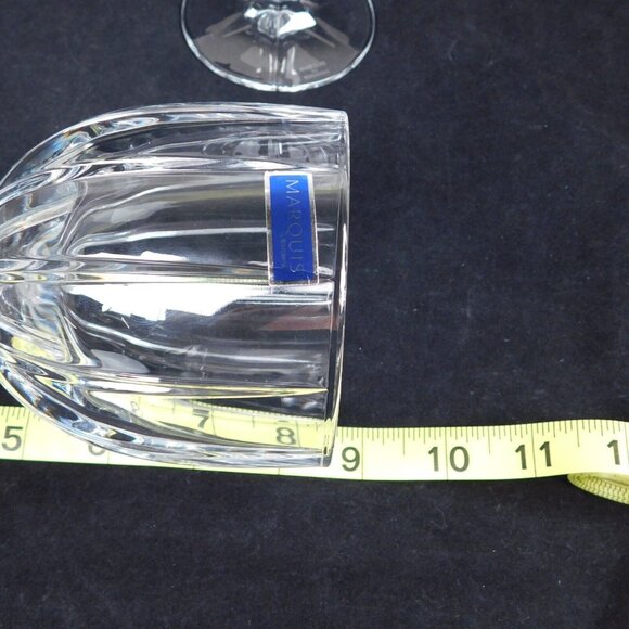 Lot of 2 Waterford Marquis Omega Crystal All Purpose Wine Glass Goblet 8 5/8" - Picture 12 of 12